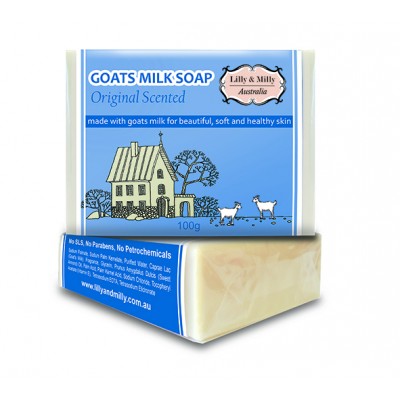 Lilly & Milly Goats Milk Soap 100g - Original Scented